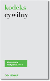 Kodeks cywilny. St.pr. 12.01.2016
