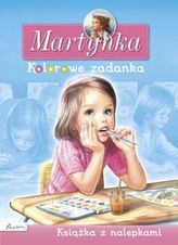 Martynka Kolorowe zadanka Książka z nalepkami