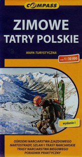 Zimowe Tatry Polskie mapa turystyczna 1:30 000