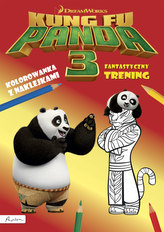 Kung Fu Panda 3. Fantastyczny trening. Kolorowanka z naklejkami