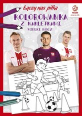 Wielki mecz. Kolorowanka z naklejkami