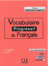 Vocabulaire progressif du francais  Niveau debutant complet Książka +CD