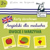 Karty obrazkowe Angielski dla malucha Owoce i warzywa