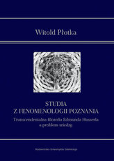 Studia z fenomenologii poznania.