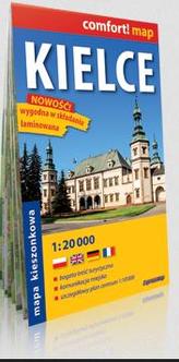 Kielce. Laminowany plan miasta  1:20 000