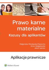 Prawo karne materialne Kazusy dla aplikantów