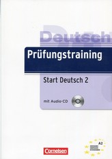 Prufungstraining DaF A2 Start Deutsch 2 Ubungsbuch mit Losungen und CD