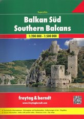 Southern Balcans atlas samochodowy 1:200 000 1:500 000