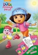 Dora poznaje świat. Kolorowanka i naklejki