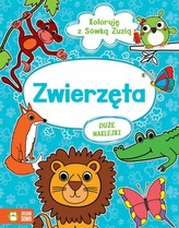 Koloruję z sówką Zuzią. Zwierzęta