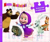 Masza i Niedźwiedź Kim dziś zostanę Puzzlowa książeczka