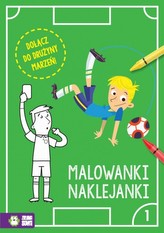Piłkarskie malowanki-naklejanki. Część 1