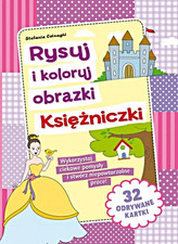 Rysuj i koloruj obrazki Księżniczki