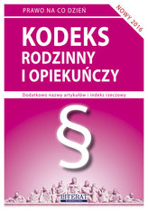 Kodeks rodzinny i opiekuńczy. St.pr. 05.04.2016