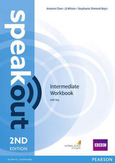 SPEAKOUT 2ED INTERMED. WB + KEY PEARSON 9781447976868