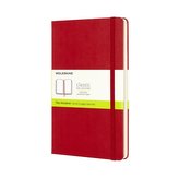 Notes L Moleskine Classic czerwony gładki