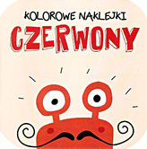 Kolorowe naklejki - Czerwony