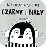 Kolorowe naklejki - Czarny i Biały