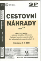 Cestovní náhrady k 1.1.2002