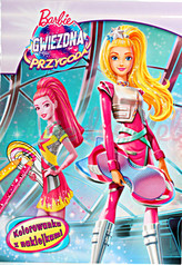 Barbie, gwiezdna przygoda. Kolorowanka z naklejkami.  NA-125