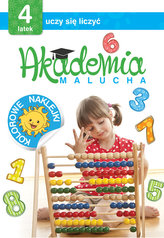 Akademia malucha 4-latek uczy się liczyć