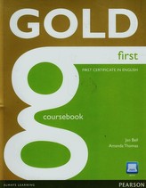 Gold first certificate in English Coursebook + CD