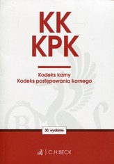 Kodeks karny. Kodeks postępowania karnego. Wydanie 30. Twoje prawo St. pr. 01.09.2016