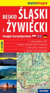 Mapa turystyczna. Beskid Śląski i Żywiecki Pasmo Babiogórskie