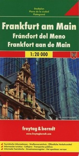 Frankfurt nad Menem Mapa 1:20 000