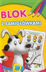 Blok z łamigłówkami Pies