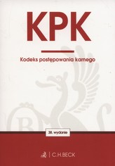 Kodeks postępowania karnego. Wydanie 38