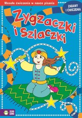 Zygzaczki i szlaczki Zabawy i ćwiczenia Niebieski