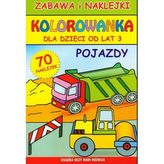 Kolorowanka dla dzieci od lat 3 Pojazdy