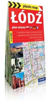 Plan miasta. Łódź. 1:22 000  Laminowany