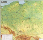 Mapa. Polska Ogólnogeograficzna   1:570 000 Tuba