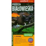 Mapa turystyczna. Puszcza Białowieska 1:50 000 laminowana