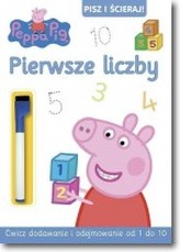 Peppa Pig Pisz i ścieraj. Pierwsze liczby