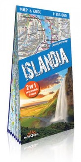 Mapa - Islandia map&guide  Laminat