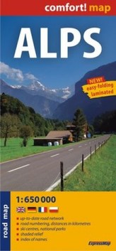 comfort! map Szwecja (Sweden). Laminowana mapa samochodowa 1:1 000 000