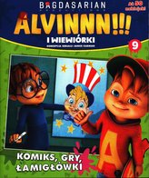 Alvin!!! i wiewiórki nr 9. Komiks, gry, łamigłówki