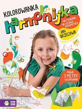 Kolorowanka harmonijka Jan Brzechwa Wiersze do kolorowania