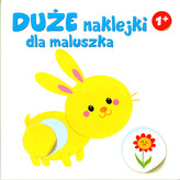 Duże naklejki dla maluszka 1+   Królik