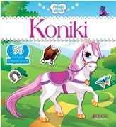 Naklejki iskierki - Koniki. 52 naklejki z brokatem