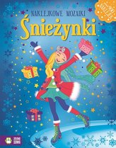 Naklejkowe mozaiki Śnieżynki