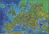 Europa mapa ścienna dla dzieci tuba
