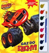 Blaze i megamaszyny. Gaz do dechy. Książka z farbkami