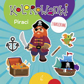Kolorowanki z naklejkami. Piraci