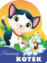 Nieśmiały kotek. Wykrojnik