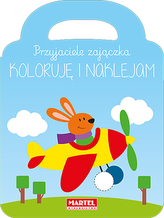 Przyjaciele zajączka. Koloruję i naklejam