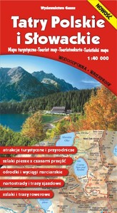 MAPA TATRY POLSKIE I SŁOWACKIE 1 : 40 000